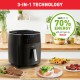 Tefal FW201815 Air Fryer 6.5lt Μαύρο